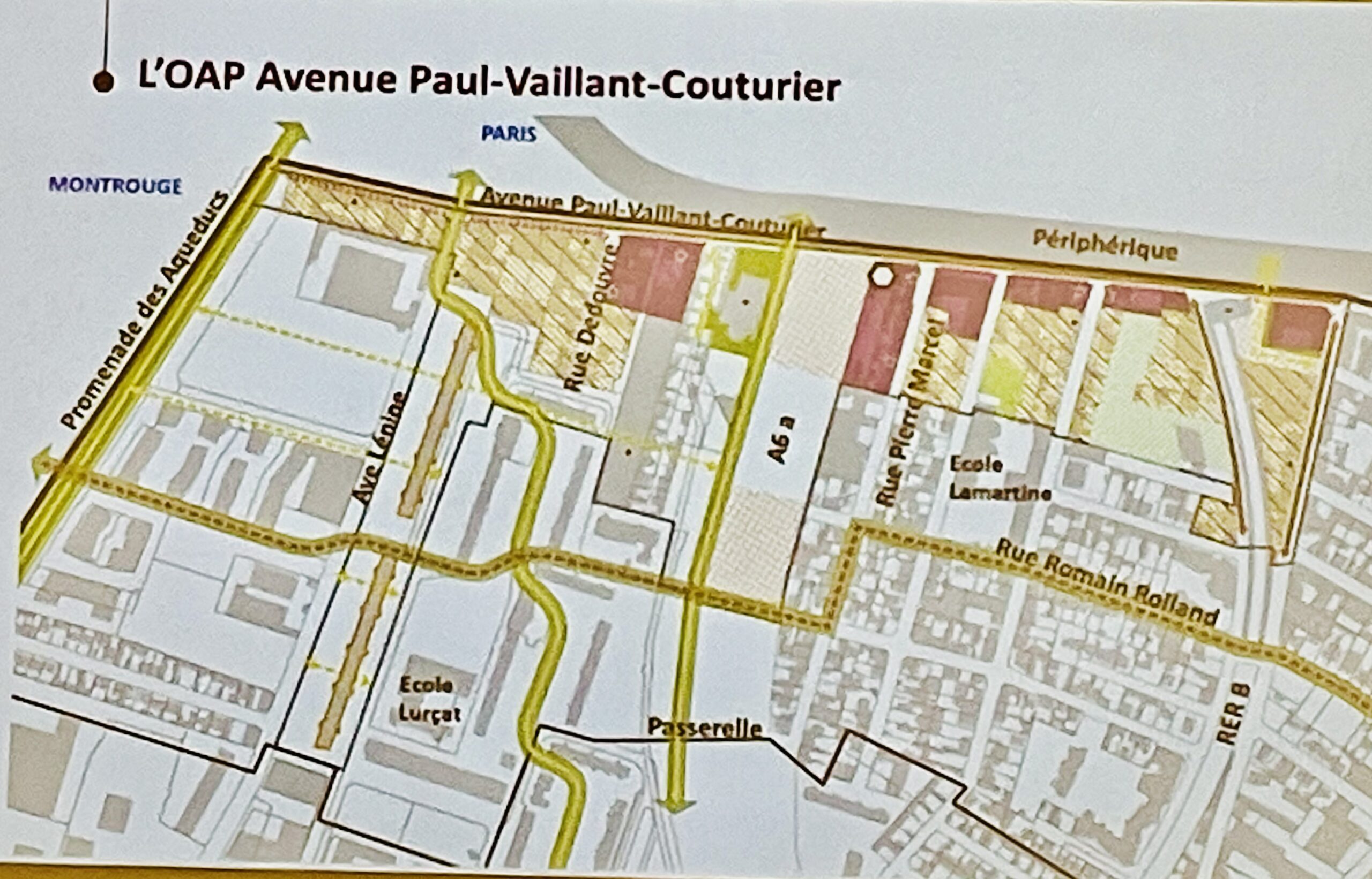 Avenue Paul-Vaillant-Couturier Gentilly, PLUI